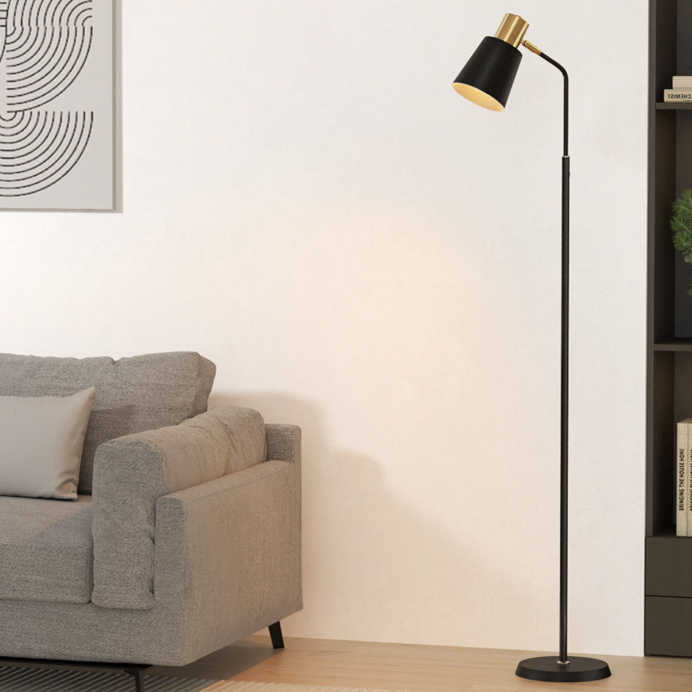 Artiss Floor Lamp LED Light Stand Modern Home Living Room Office Reading Black Home & Garden > Lighting > Floor Lamps