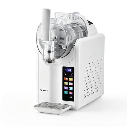 Devanti Slushie Machine 2L Frozen Drink Maker Ice Cream Cocktail Slush Maker White