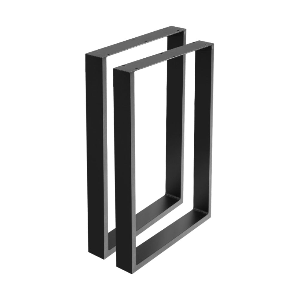 Artiss Metal Table Legs DIY Rectangular 71X50CM Set of 2 - Home & Garden > DIY > Table Tops & Bases