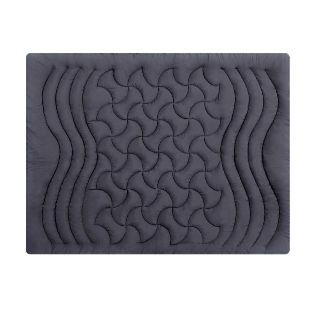 Giselle Bedding Mattress Topper Pillowtop 3-Zone Double - Furniture > Mattresses > Mattress Toppers