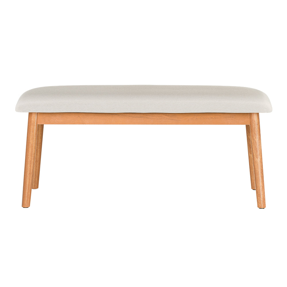 Artiss Dining Bench Upholstery Seat Wooden Chair 106cm - Furniture > Dining > Kitchen & Dining Chairs