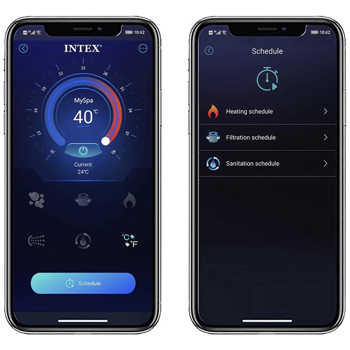 Intex PureSpa Jet and Bubble Deluxe Spa 6 Person 28462 - Home & Garden > Pool & Accessories > Spas & Accessories