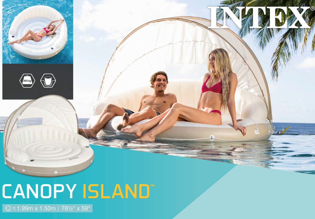 Intex Pool Canopy Island 58292 - Home & Garden > Pool & Accessories > Pool Toys & Inflatables