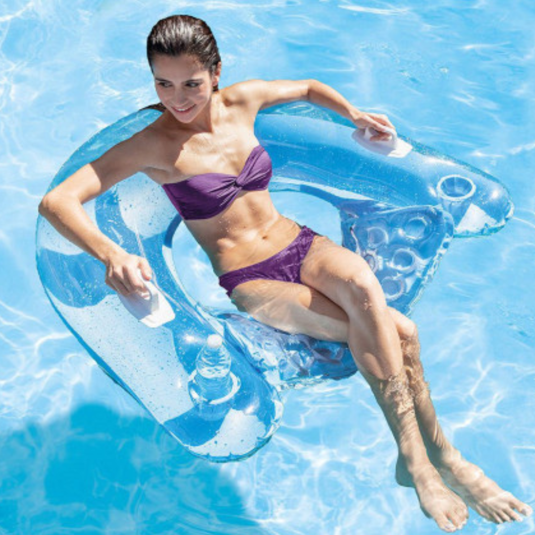 Intex Sit ’N Float Blue 58859 - Home & Garden > Pool & Accessories > Pool Toys & Inflatables