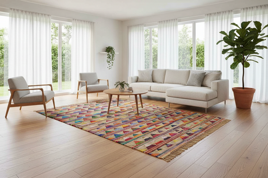 Atrium Bunting Multi by Rug Culture - 270x180cm - Rectangle