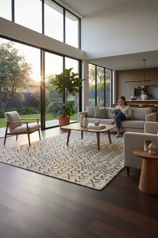 Kenya 28 Ivory by Rug Culture-280x190cm - Rectangle