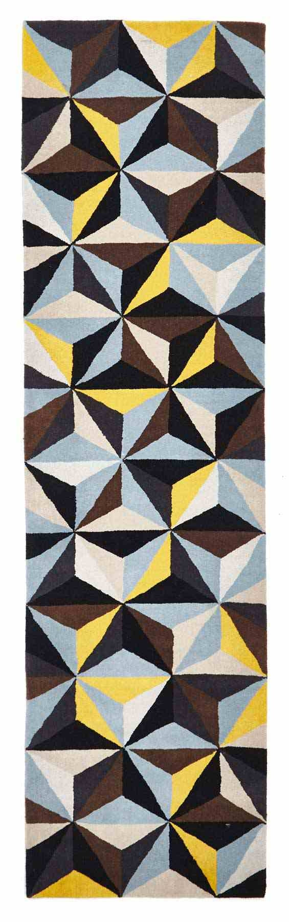 Matrix 900 Blue Runner By Rug Culture - 400X80CM - RUNNER - Home & Garden > Rugs > Floor Rugs