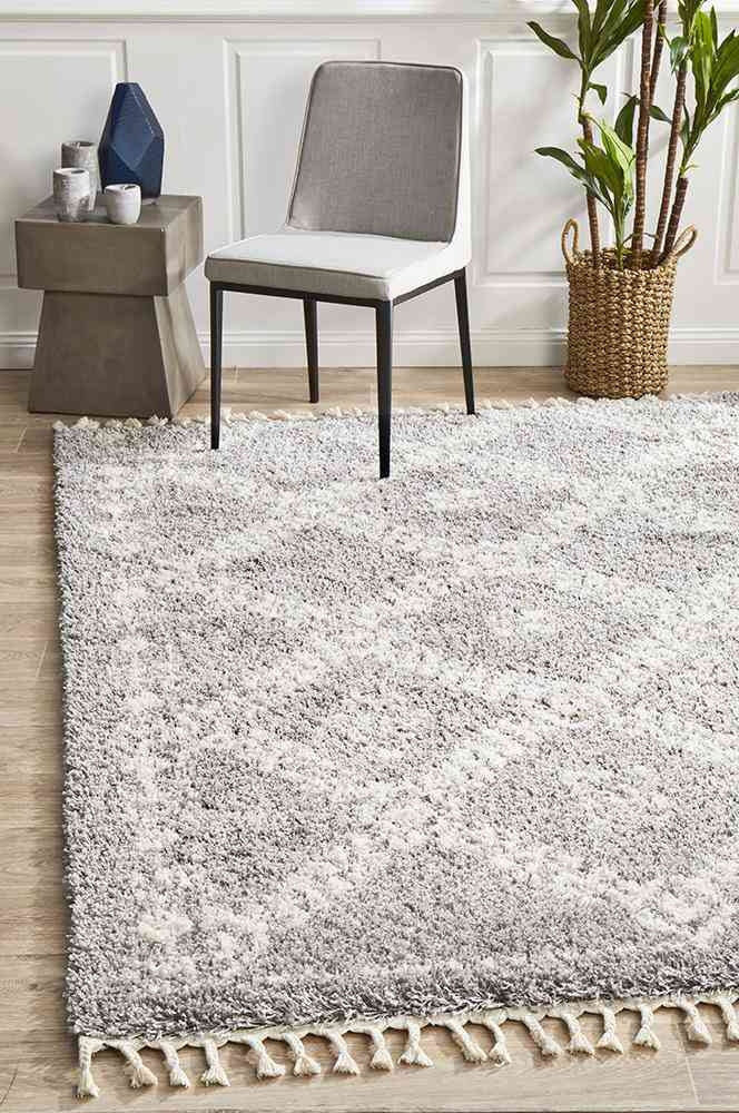 Saffron 33 Silver by Rug Culture - 400X300CM - RECTANGLE - Home & Garden > Rugs > Floor Rugs
