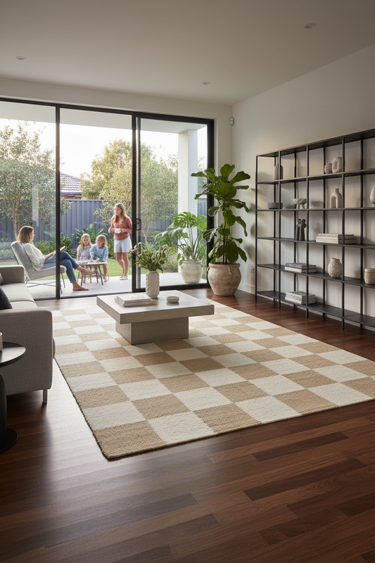 Sahara Rocco Natural Rugs by Rug Culture-280x190cm - Rectangle