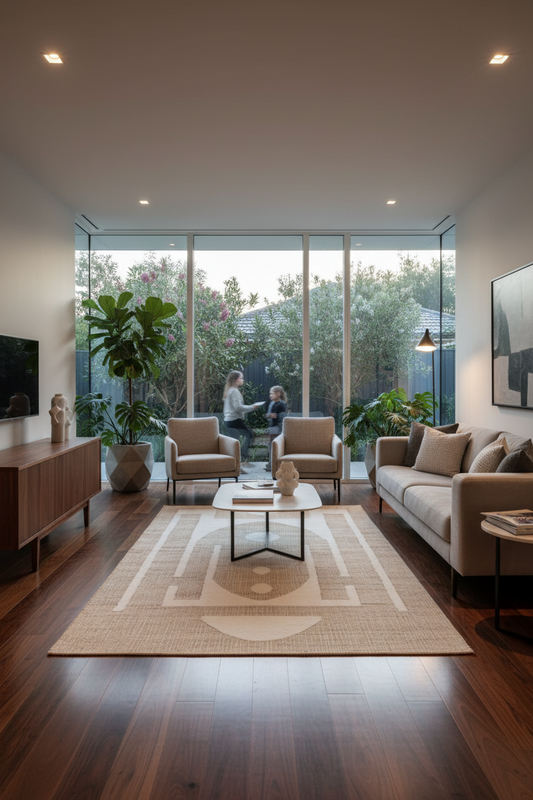 Sahara Zelda Natural Rugs by Rug Culture-280x190cm - Rectangle