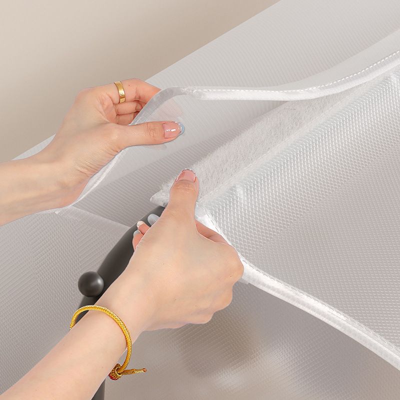 Clothes Storage Bags with Zipper Visual Window Transparent Garment Bags,Suit Bags for Closet Storage and Travel(Size: 80x60x90cm)