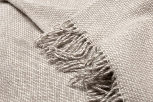 Cambridge Throw 100% NZ Wool Silver Home & Garden > Decor