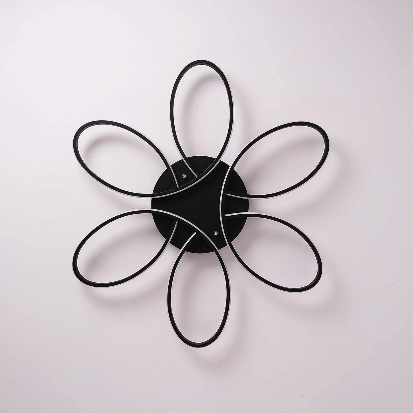 Modern Led Chandelier Flush Mount Lamp Remote Control (60cm)