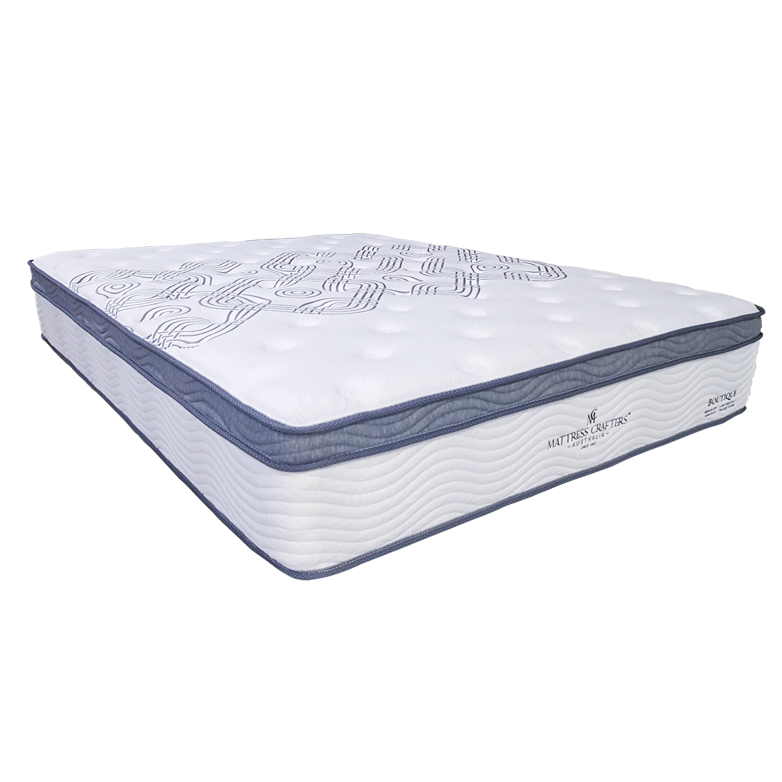 Boutique Queen Mattress 7 zone Pocket Spring Memory Foam - Furniture > Mattresses > Mattress Toppers