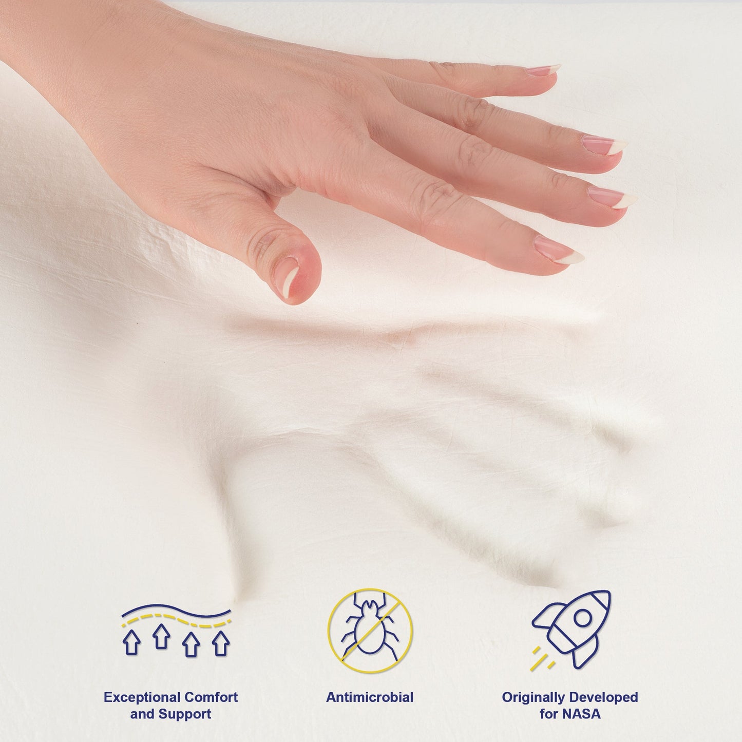 Boutique Queen Mattress 7 zone Pocket Spring Memory Foam - Furniture > Mattresses > Mattress Toppers