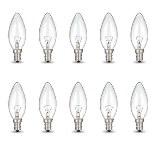 Bulk 10x E14 40W 220V Light Bulbs C35 Candle Globe For Himalayan Salt Lamp Home & Garden > Lighting > Light Bulbs