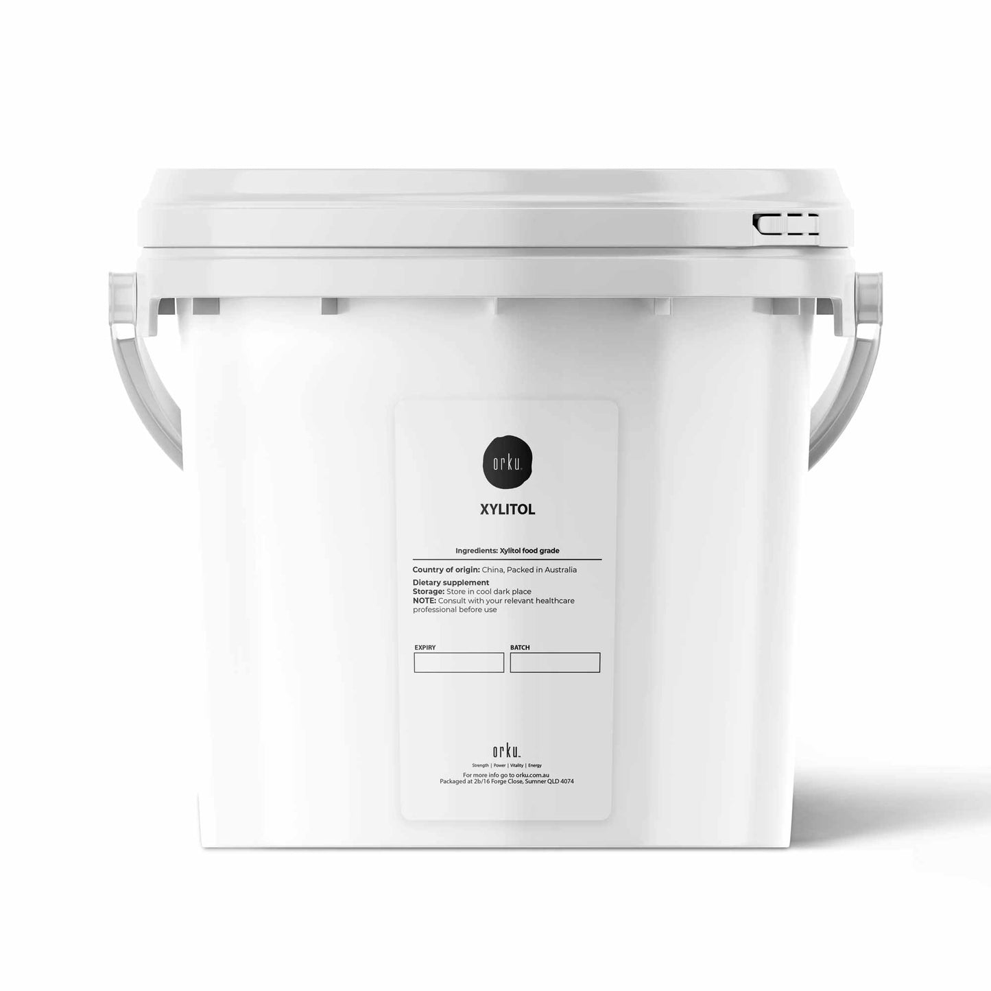 1.2Kg Xylitol Crystal Powder Bucket USP FCC Natural Sweetener Sugar Substitute Health & Beauty > Nutrition &