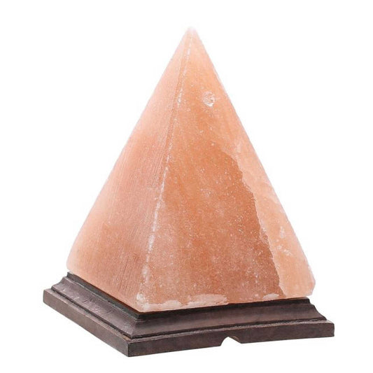 12V 12W Pyramid Himalayan Pink Salt Lamp Carved Rock Crystal Light Bulb On/Off - Home & Garden > Lighting > Table Lamps