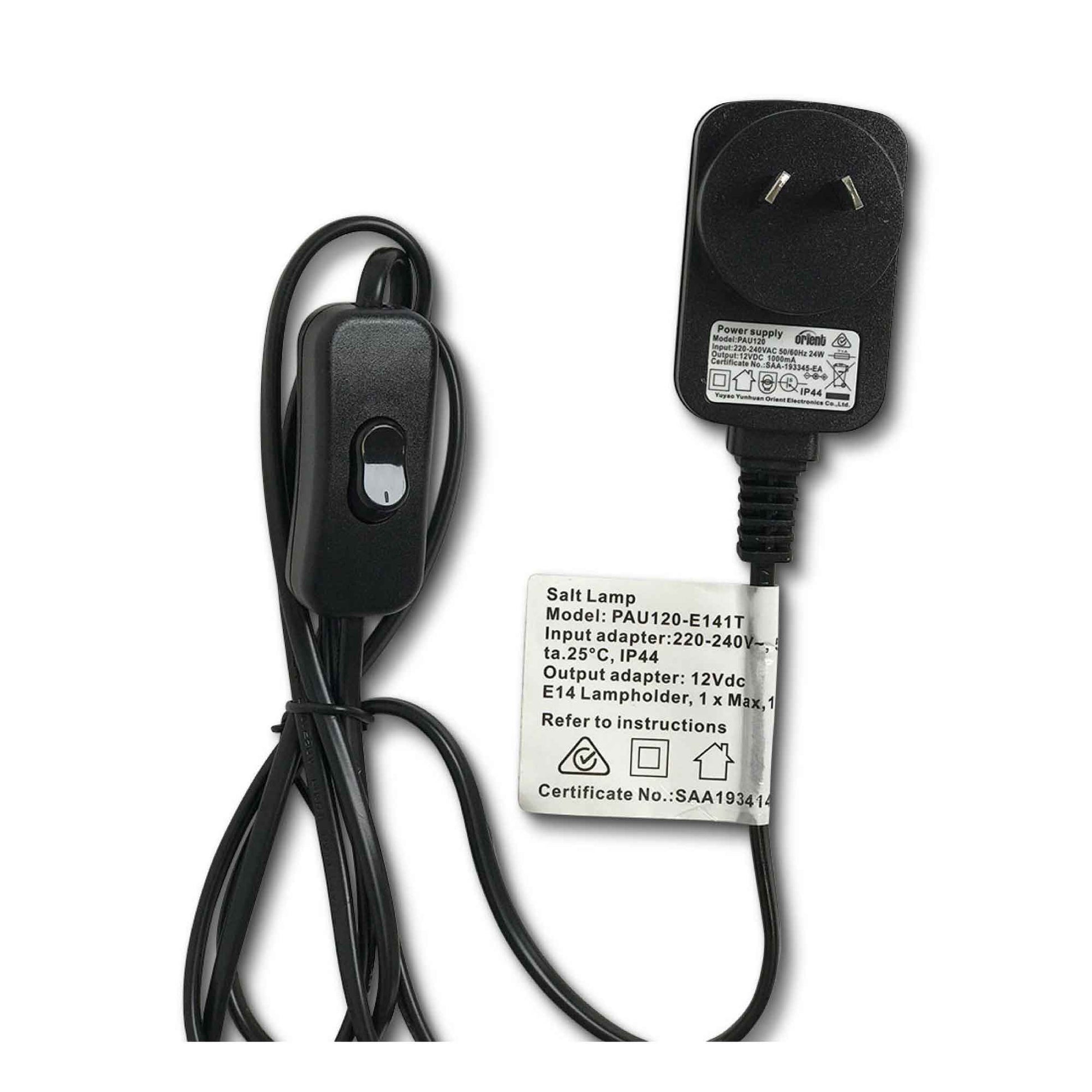 12V 12W Rectangle Iron Basket Himalayan Pink Salt Lamp Rock Crystal Bulb On/Off Home & Garden > Lighting > Table Lamps