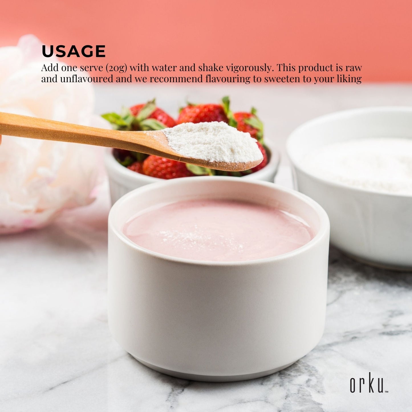 2.5Kg Collagen Powder Bucket - Bovine Protein Peptide Supplement Unflavoured - Health & Beauty > Nutrition &