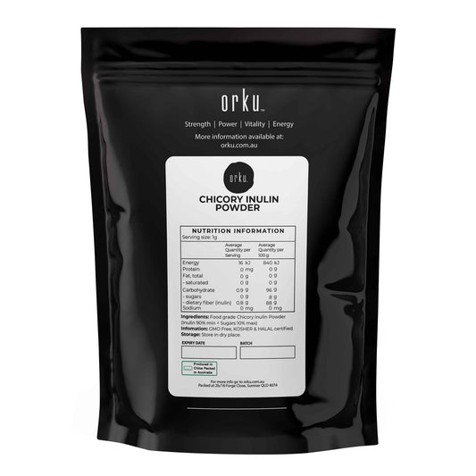 Orku 2Kg Chicory Root Inulin Powder Natural Prebiotic Unflavoured Supplement Health & Beauty > Nutrition & Supplements
