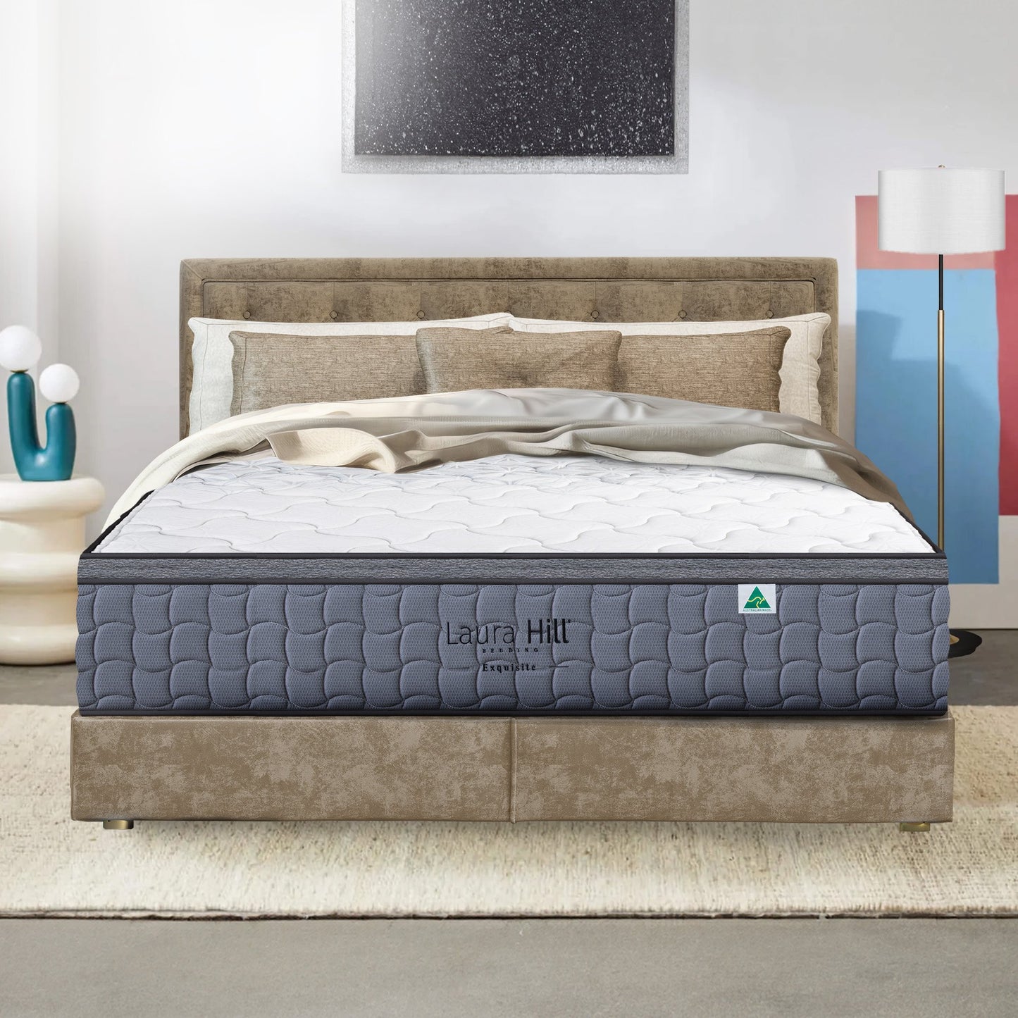 Laura Hill Exquisite Australian Made Queen Premium Mattress - Furniture > Mattresses > Queen Mattress