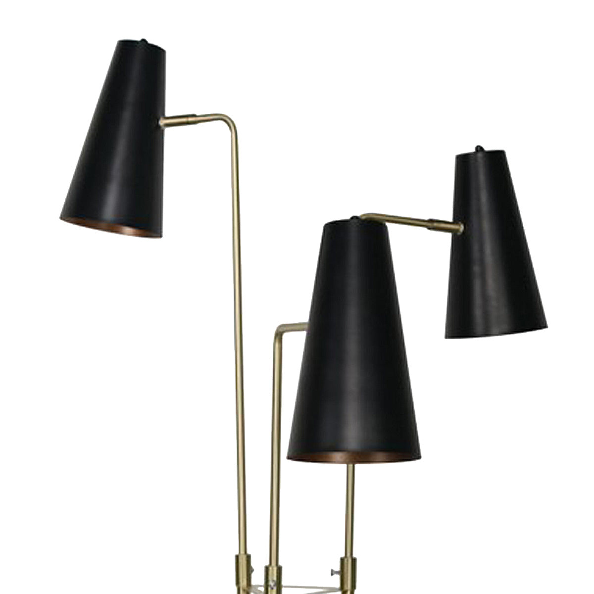 Sarantino Three Metal Shade Floor Lamp Home & Garden > Lighting > Table Lamps
