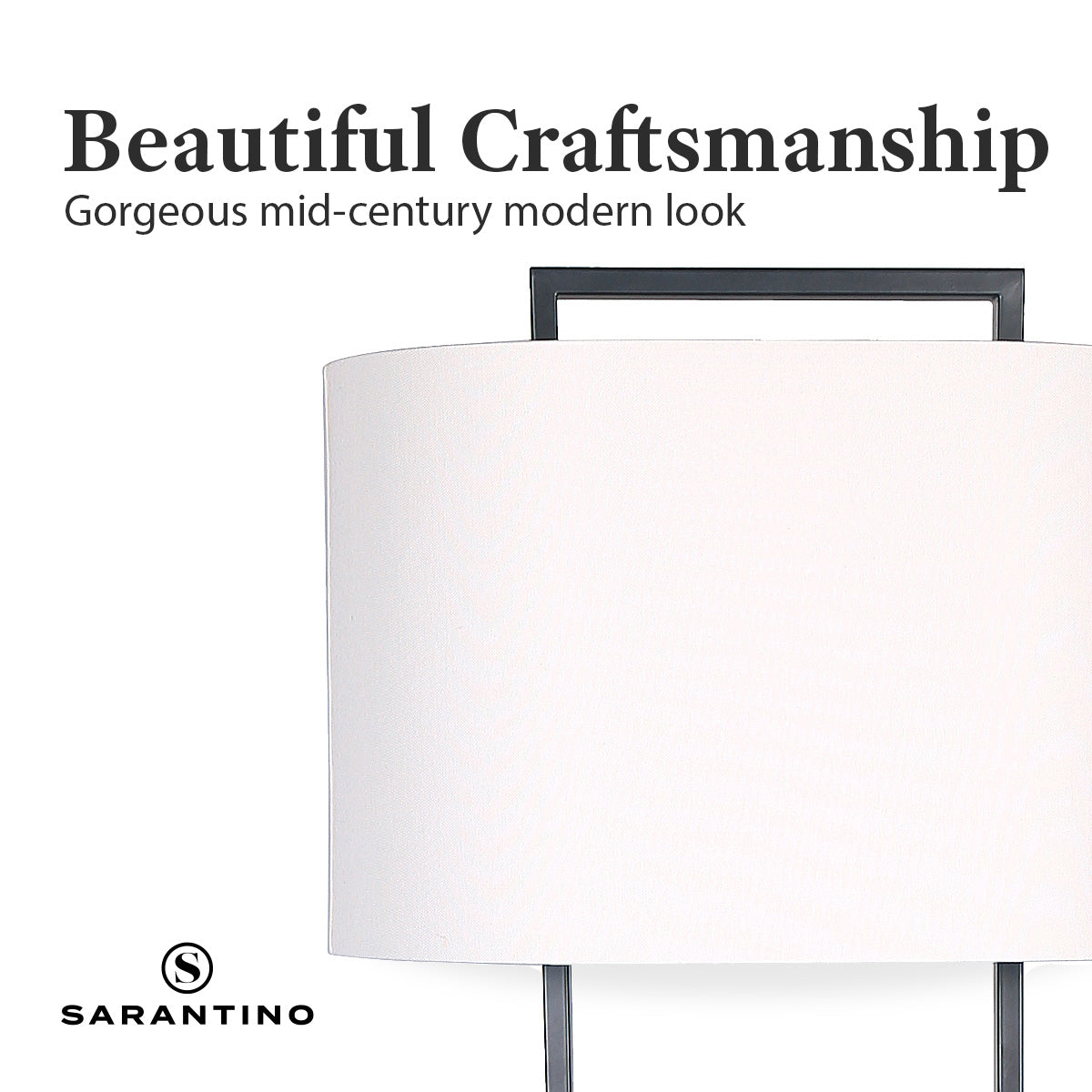 Sarantino Wood Floor Lamp in Cherry Finish Home & Garden > Lighting > Table Lamps