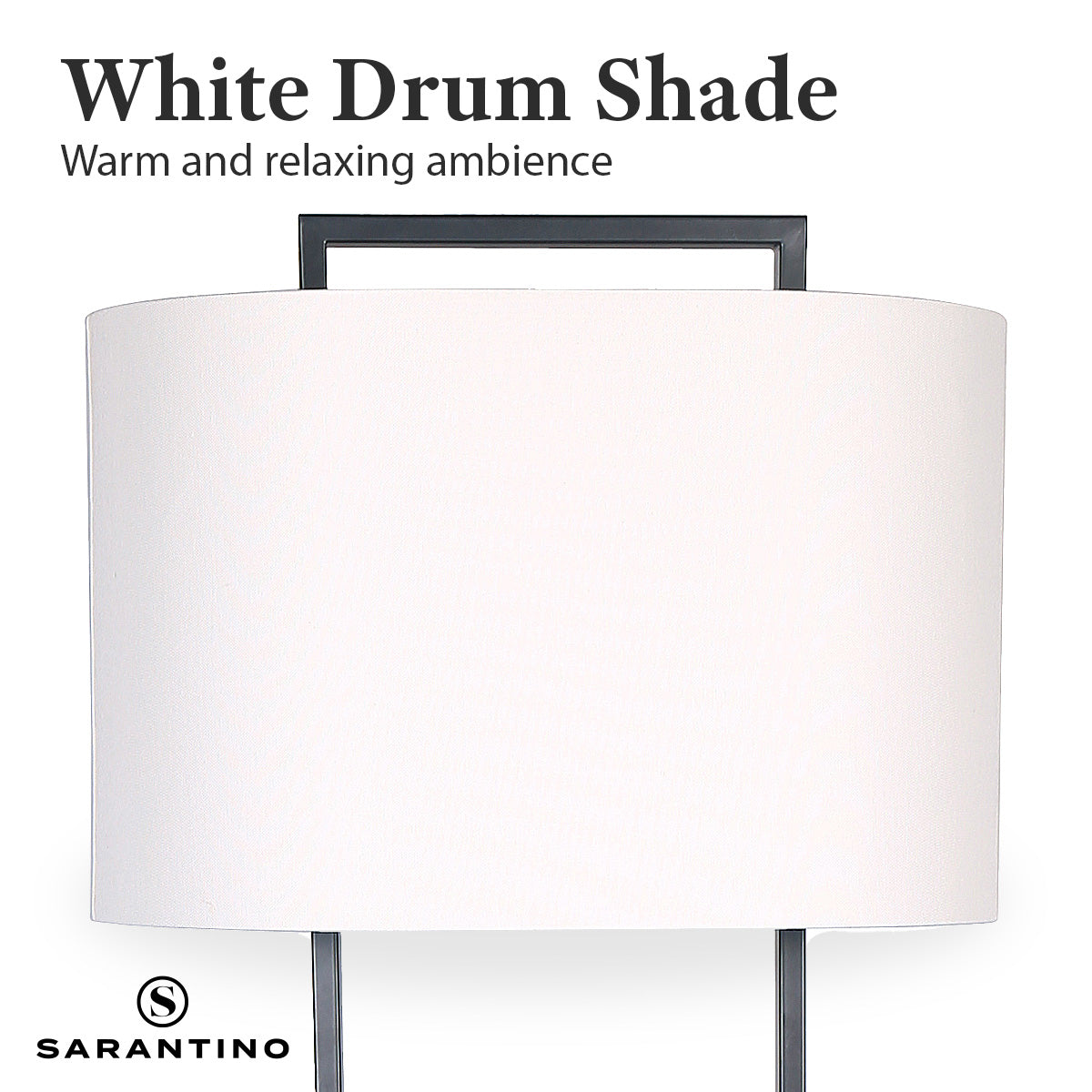 Sarantino Wood Floor Lamp in Cherry Finish Home & Garden > Lighting > Table Lamps