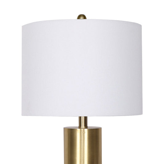 Sarantino Metal and Marble Table Lamp in Black Home & Garden > Lighting > Table Lamps