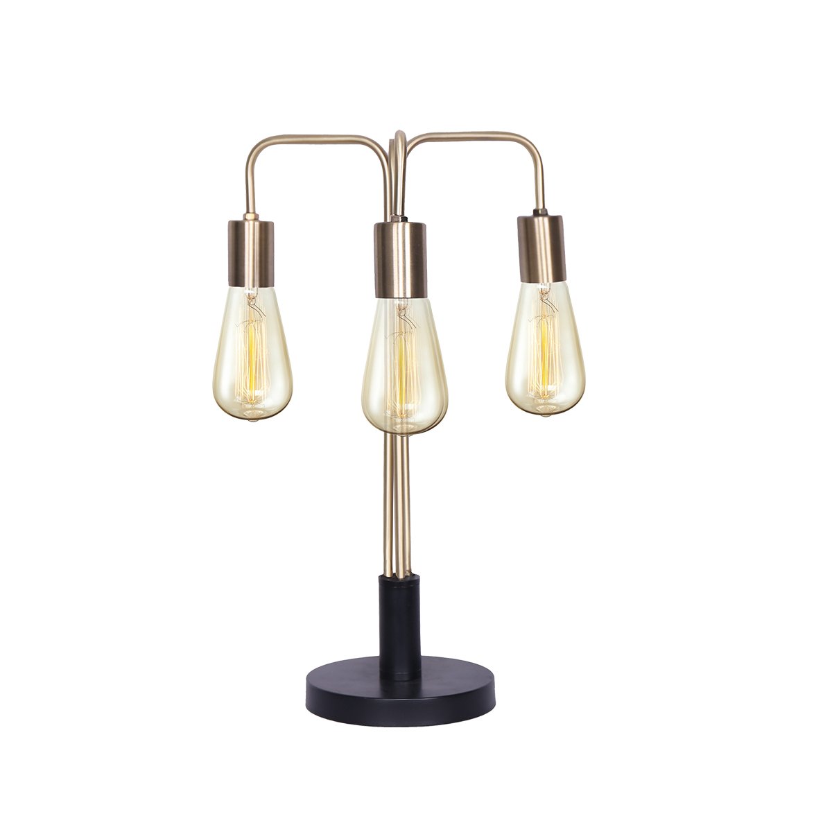 Sarantino Exposed Bulb Industrial Table Lamp Home & Garden > Lighting > Table Lamps