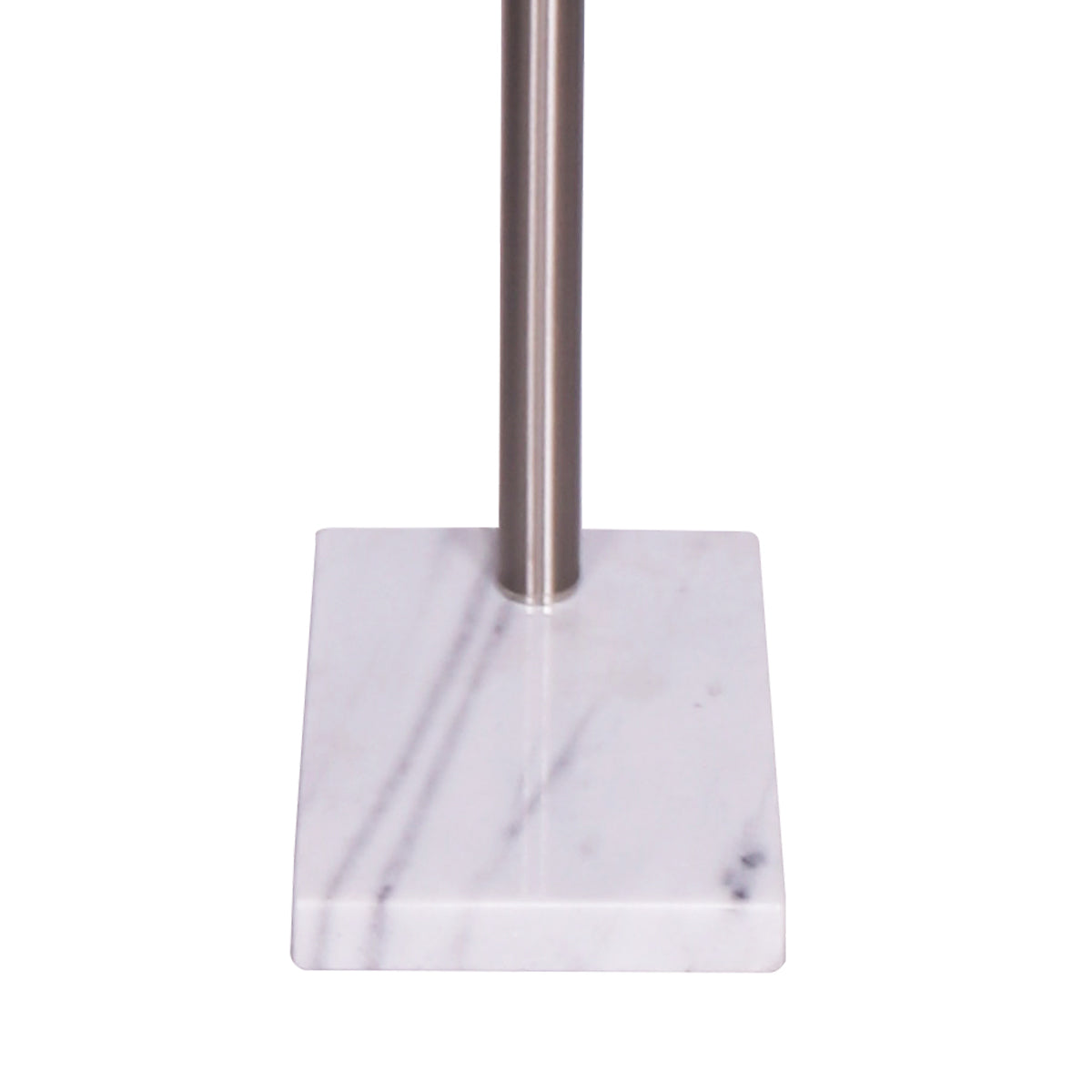 Sarantino 3-Light Metal Arc Floor Lamp - Nickel & Marble Finish - Home & Garden > Lighting > Night Lights & Ambient