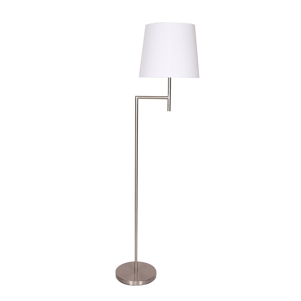 Sarantino Nickel Metal Arc Floor Lamp - Home & Garden > Lighting > Night Lights & Ambient Lighting