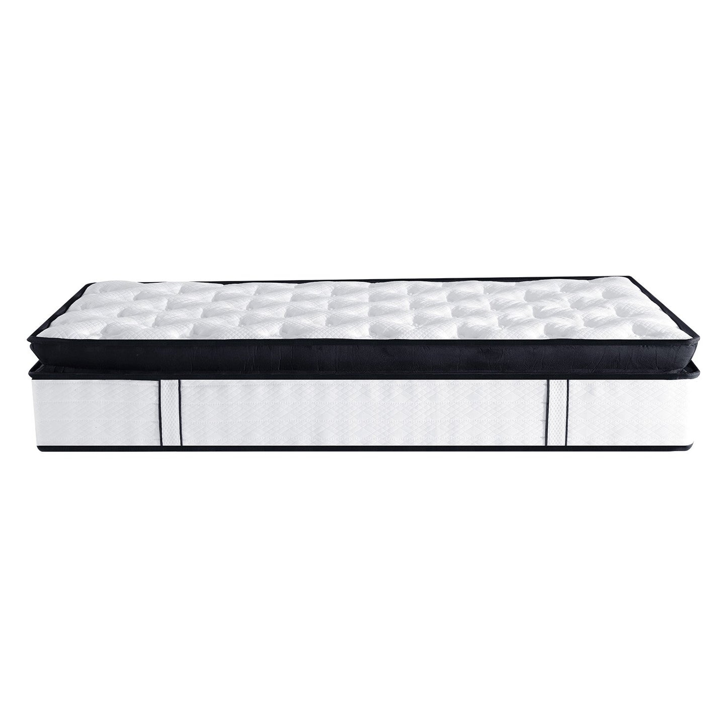 Laura Hill King Mattress Bed Size Euro Top 5 Zone Spring Foam 32cm Bedding Pocket - Furniture > Mattresses > Mattress