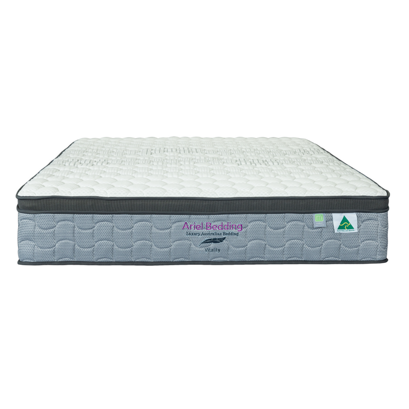 Ariel Vitality Mattress - 5 Zoned Pocket Spring Mattress - Medium/Firm - KING SINGLE - Furniture > Mattresses > King