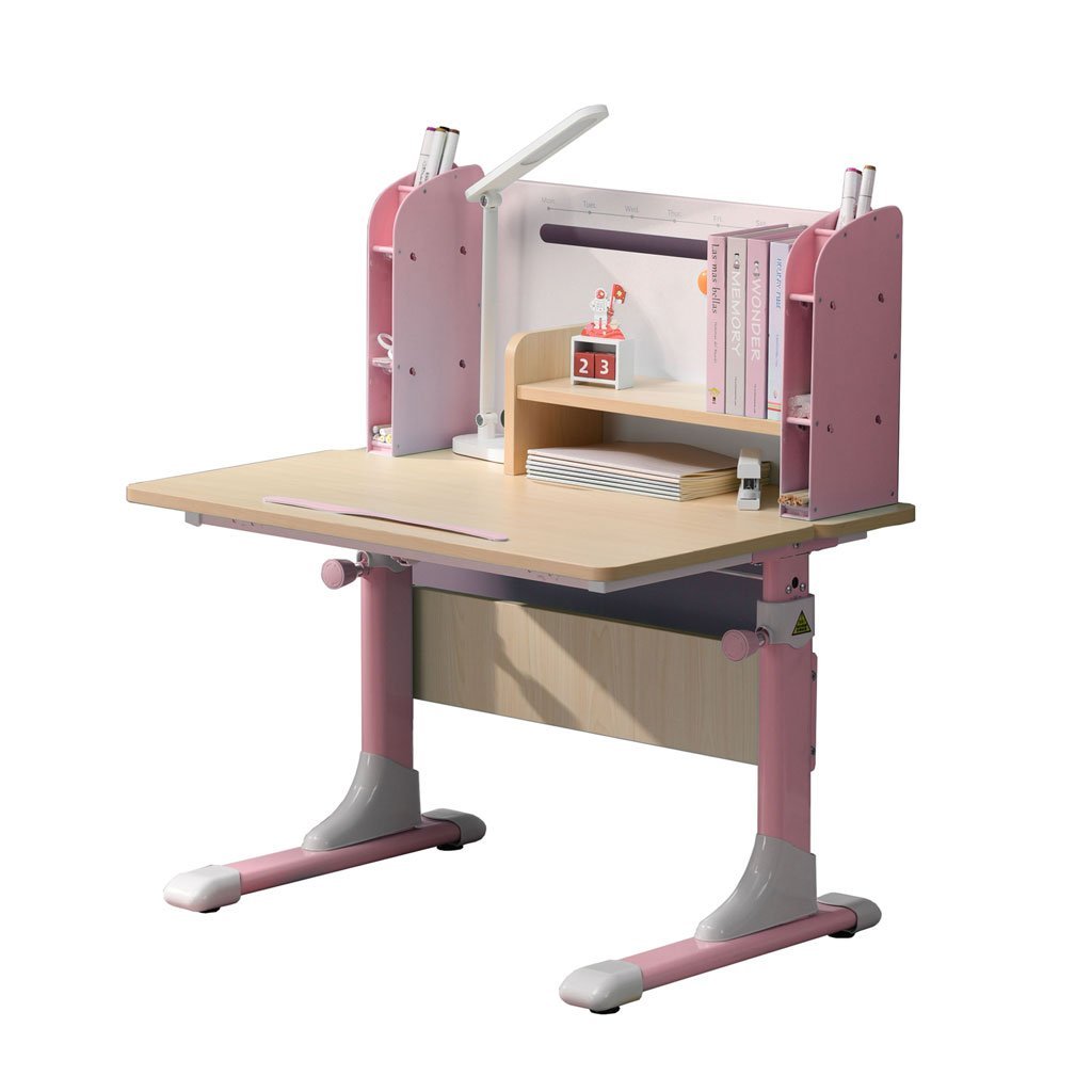 80cm Height Adjustable Children Kids Ergonomic Study Desk Only Pink Baby & Kids > Kid’s Furniture > Kid’s Desks