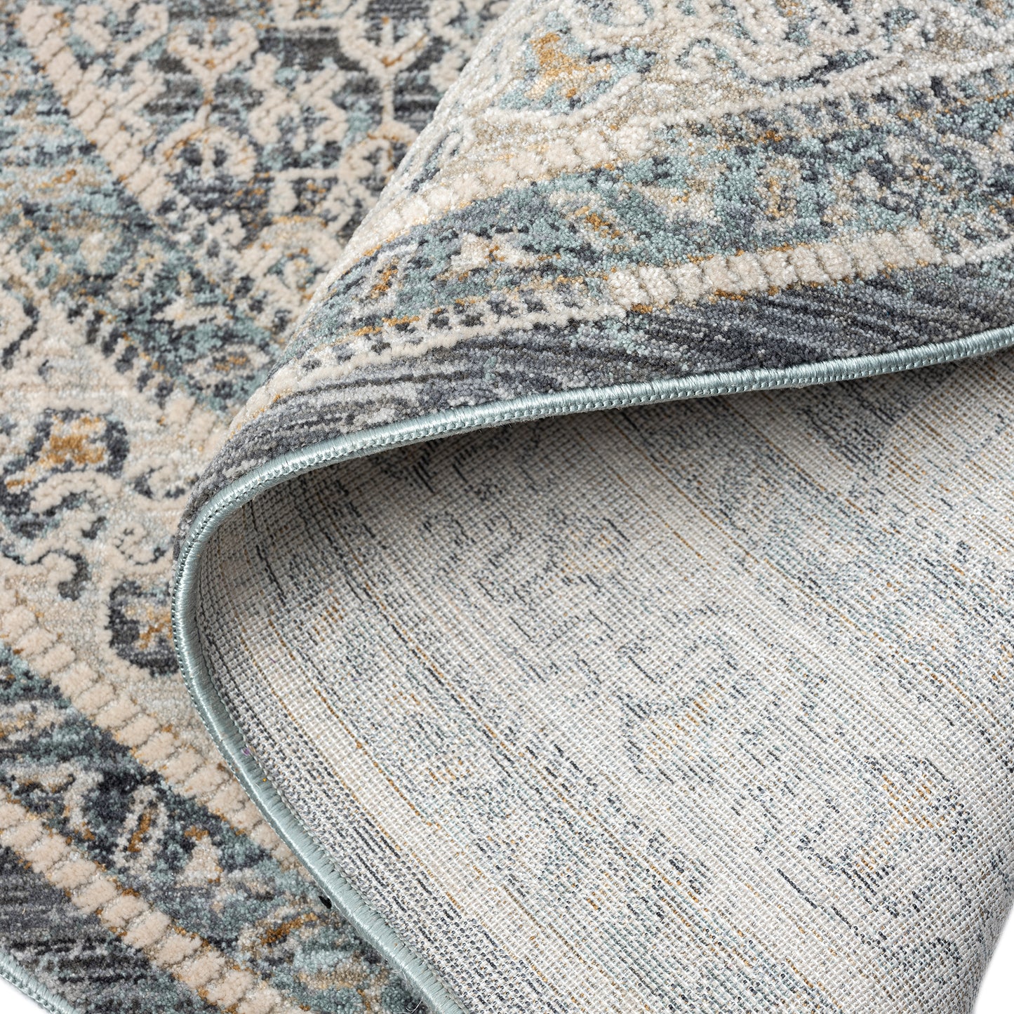 Aubre Contemporary Area Rug - Charcoal - 160x160 - Home & Garden > Rugs > Floor Rugs