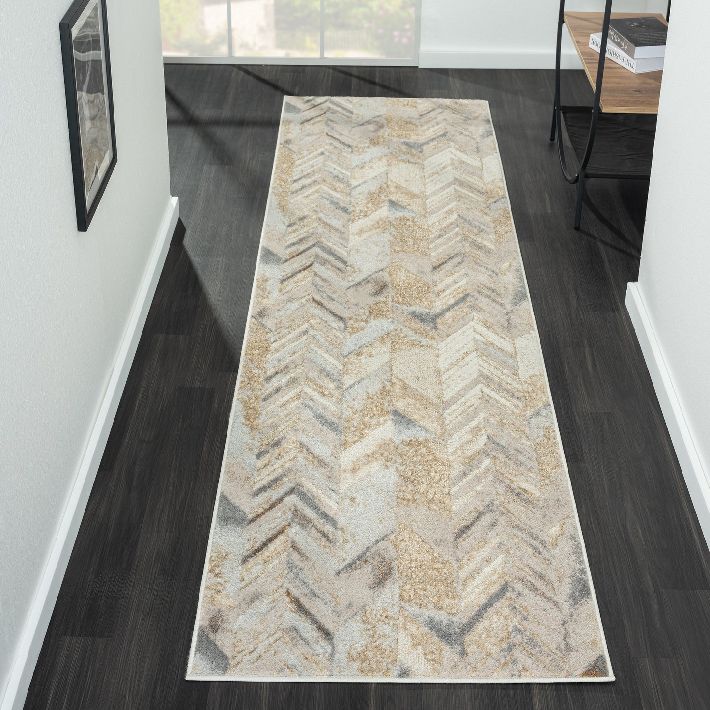 Avani Marble Rug - Stone - 160x230 - Home & Garden > Rugs > Floor Rugs