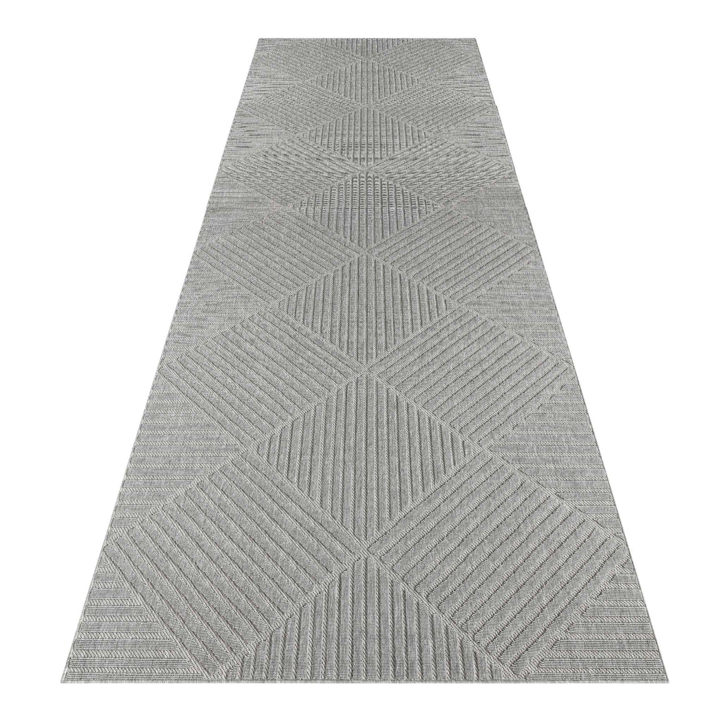 Alpha Outdoor Rug - Light Grey - 160x230 - Home & Garden > Rugs > Floor Rugs