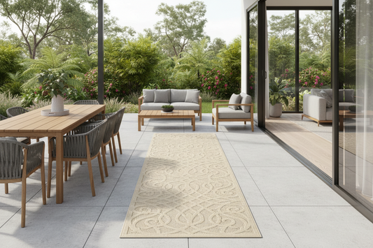 Alpha Outdoor Rug - Cream - 160x230