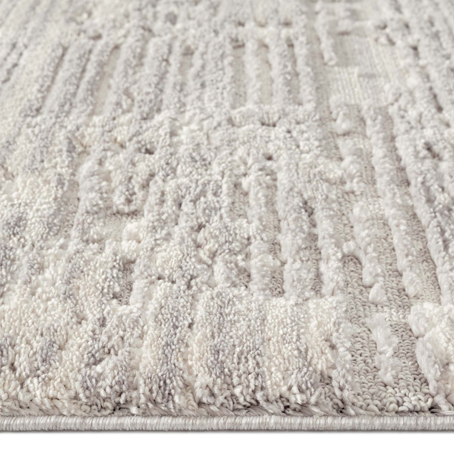 Addie Soft Pile Rug - Light Grey - 160x230 - Home & Garden > Rugs > Floor Rugs