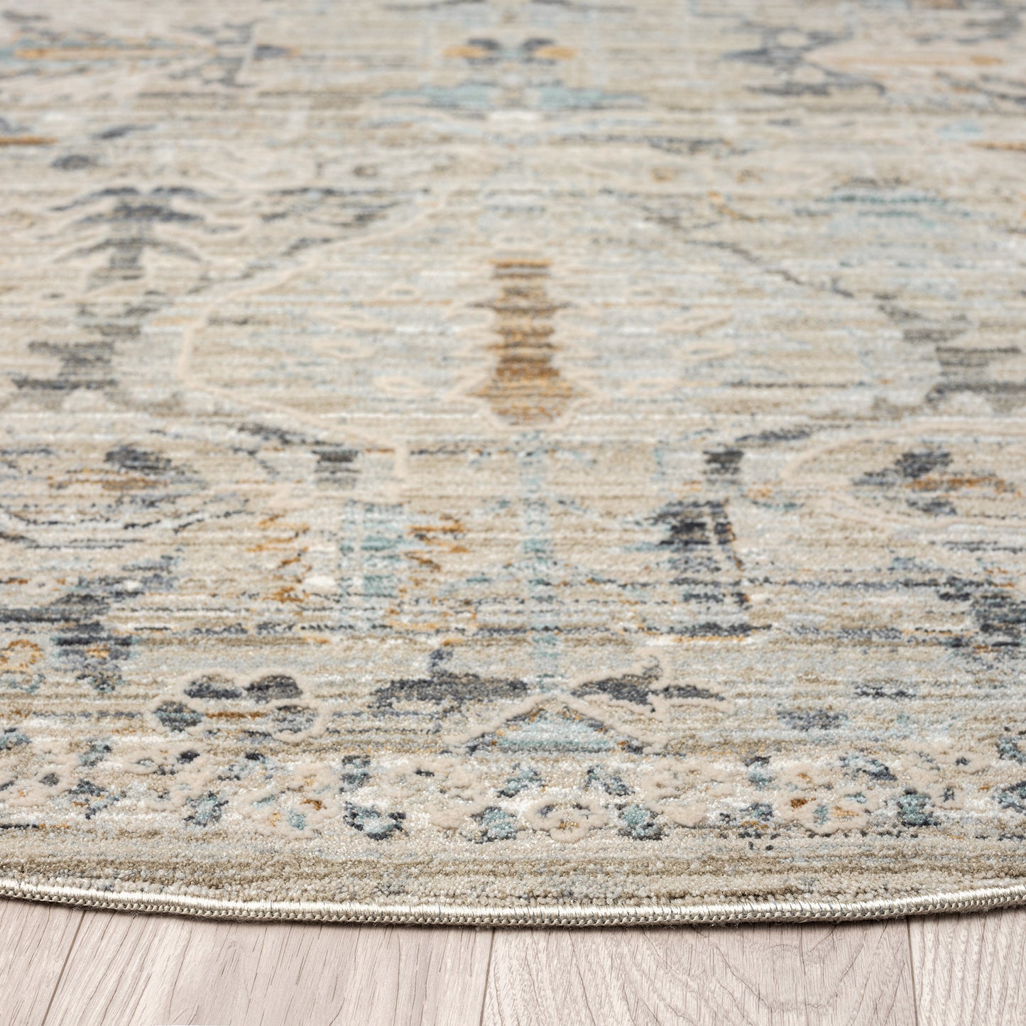 Aubre Contemporary Area Rug - Taupe - 190x190 - Home & Garden > Rugs > Floor Rugs