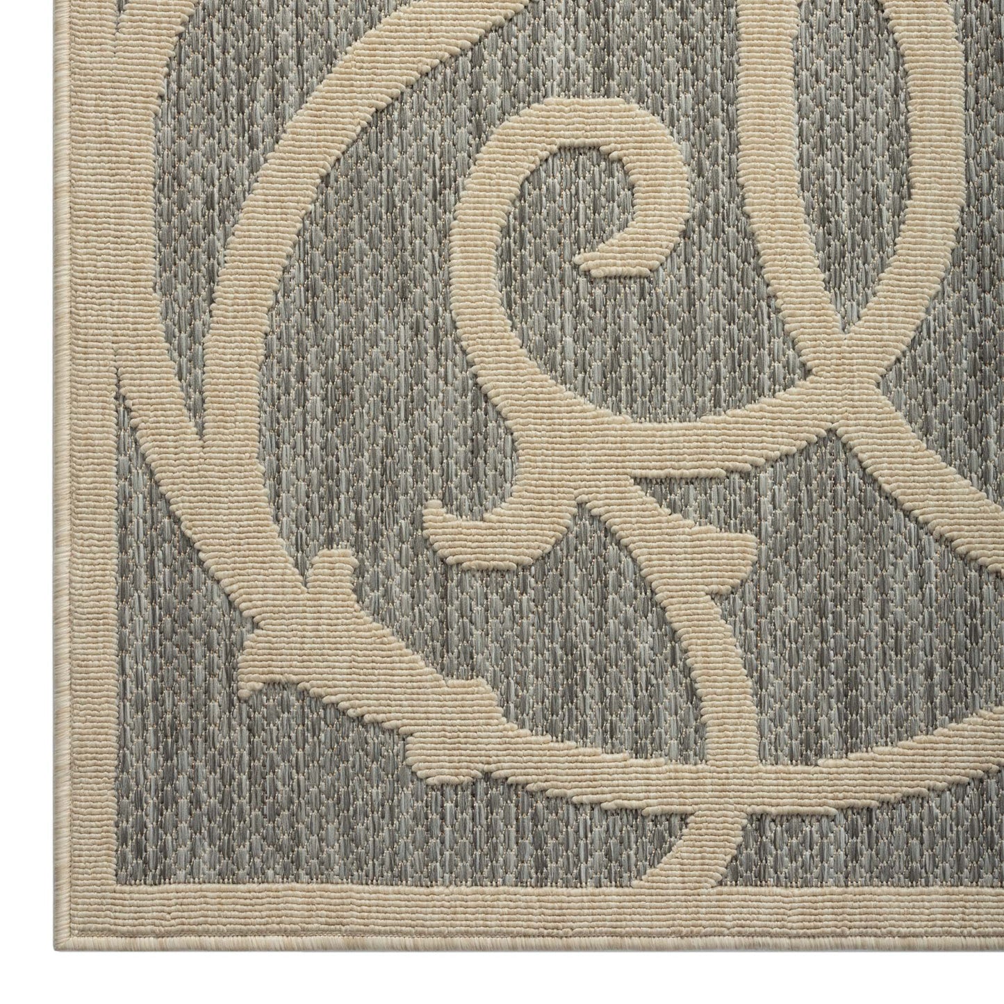 Alpha Outdoor Rug - Grey - 200x290 - Home & Garden > Rugs > Round Rugs