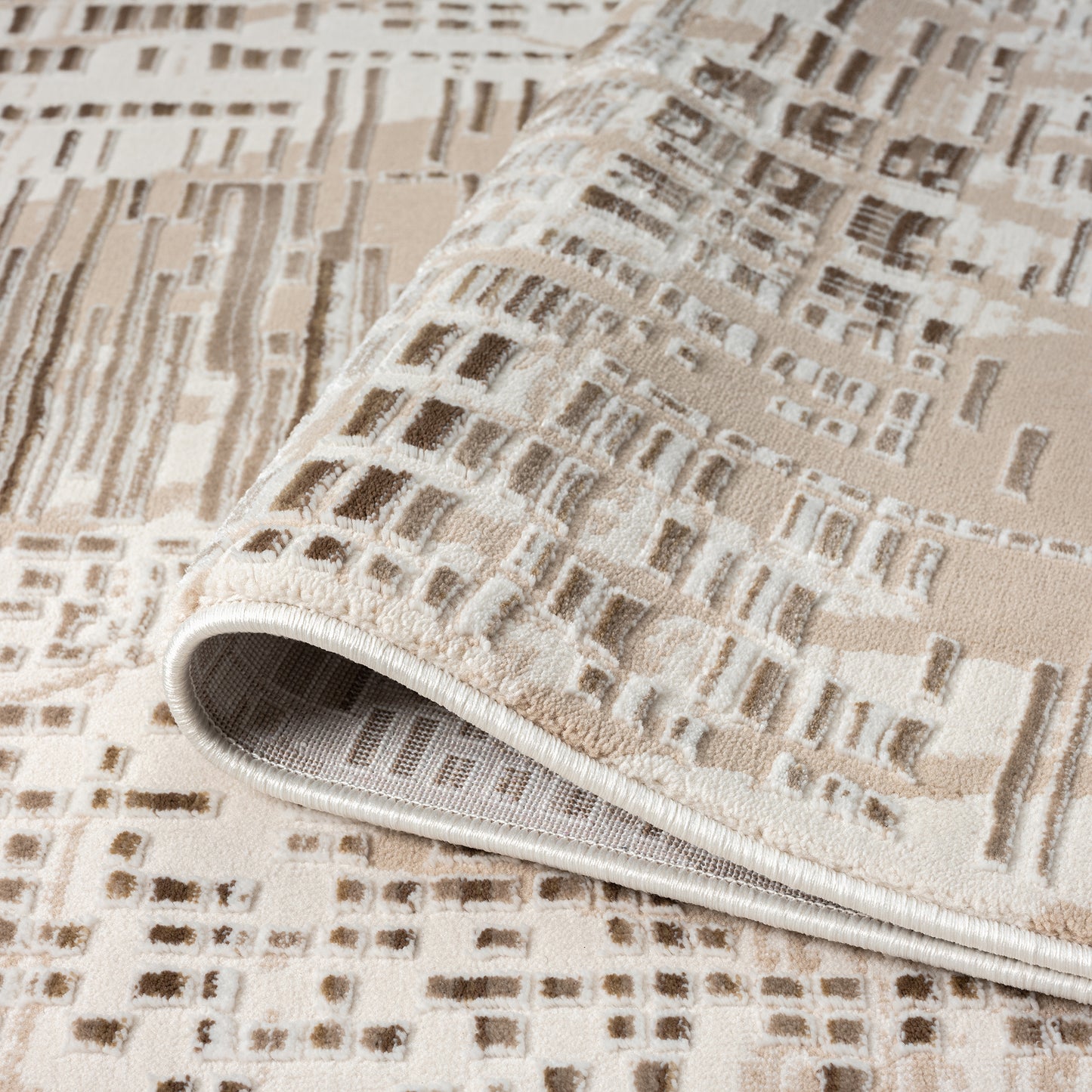 Grande Jacquard Rug - Taupe - 200x290 - Home & Garden > Rugs > Floor Rugs