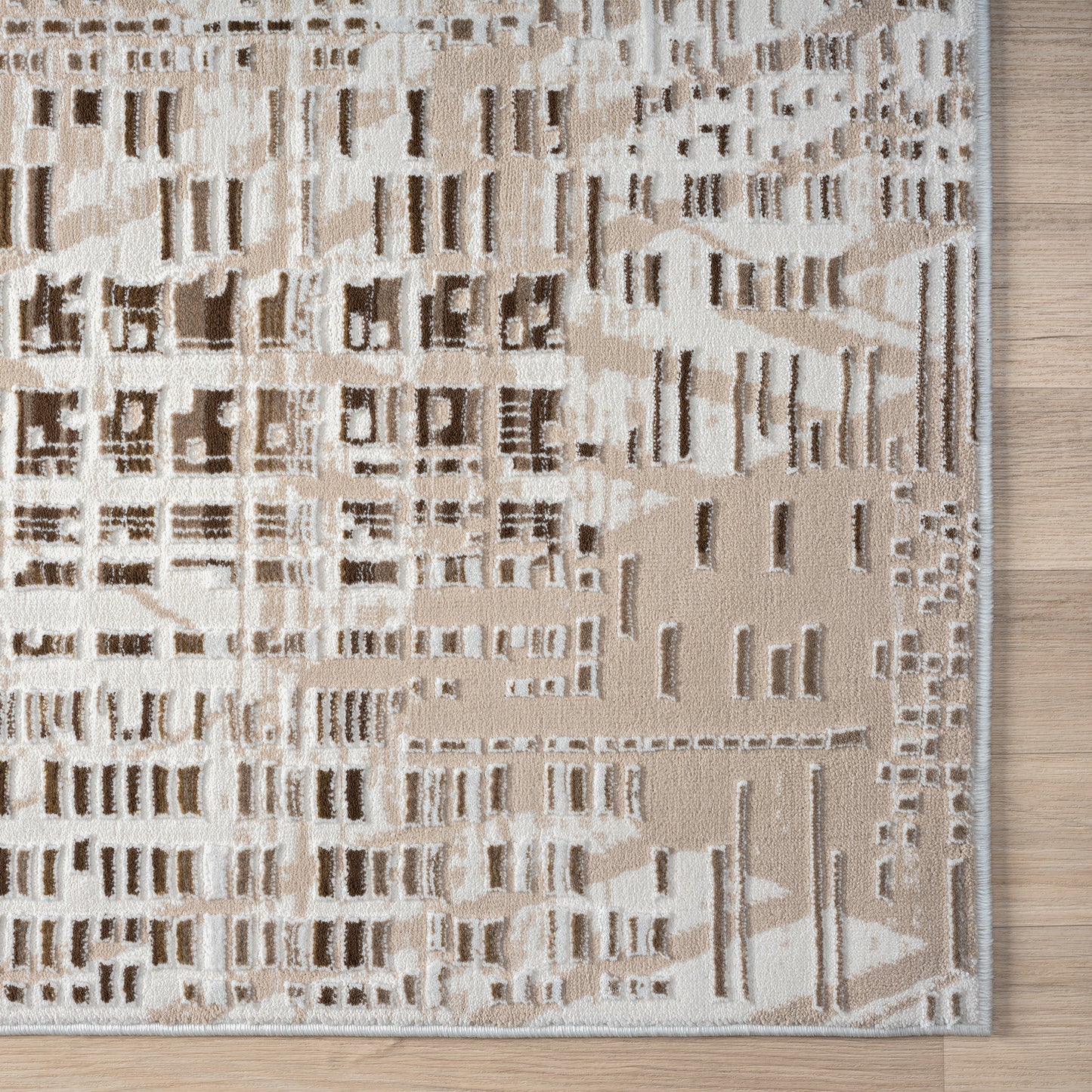 Grande Jacquard Rug - Taupe - 200x290 - Home & Garden > Rugs > Floor Rugs