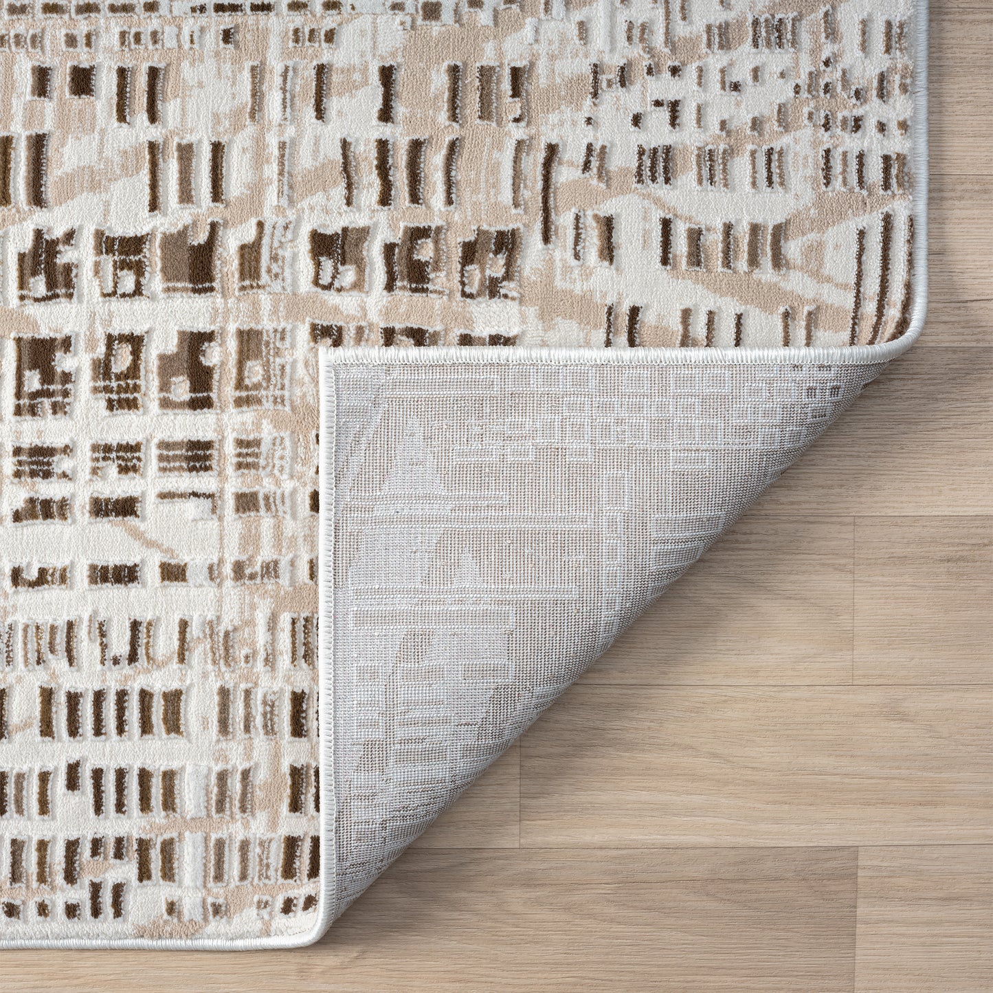 Grande Jacquard Rug - Taupe - 200x290 - Home & Garden > Rugs > Floor Rugs