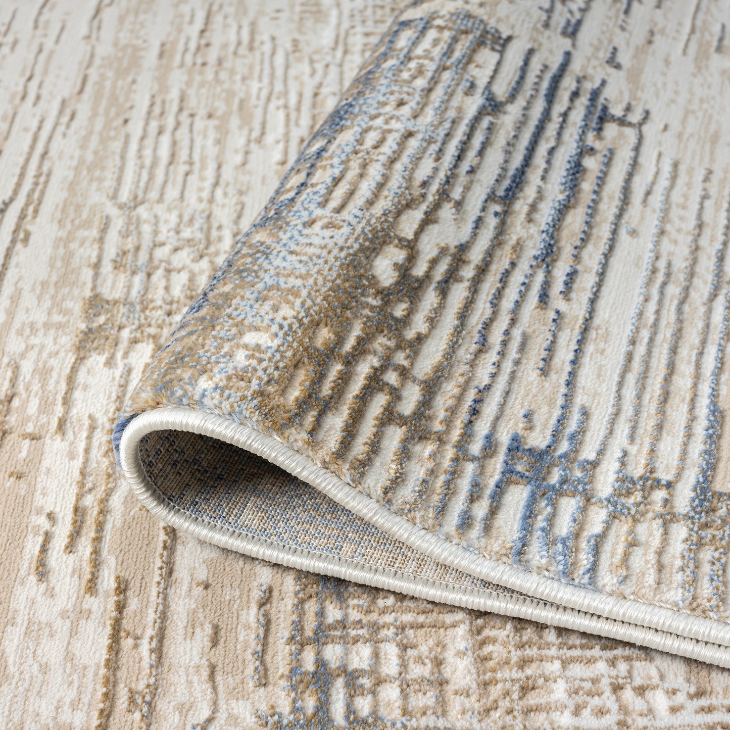 Grande Jacquard Rug - Stone - 200x290 - Home & Garden > Rugs > Floor Rugs