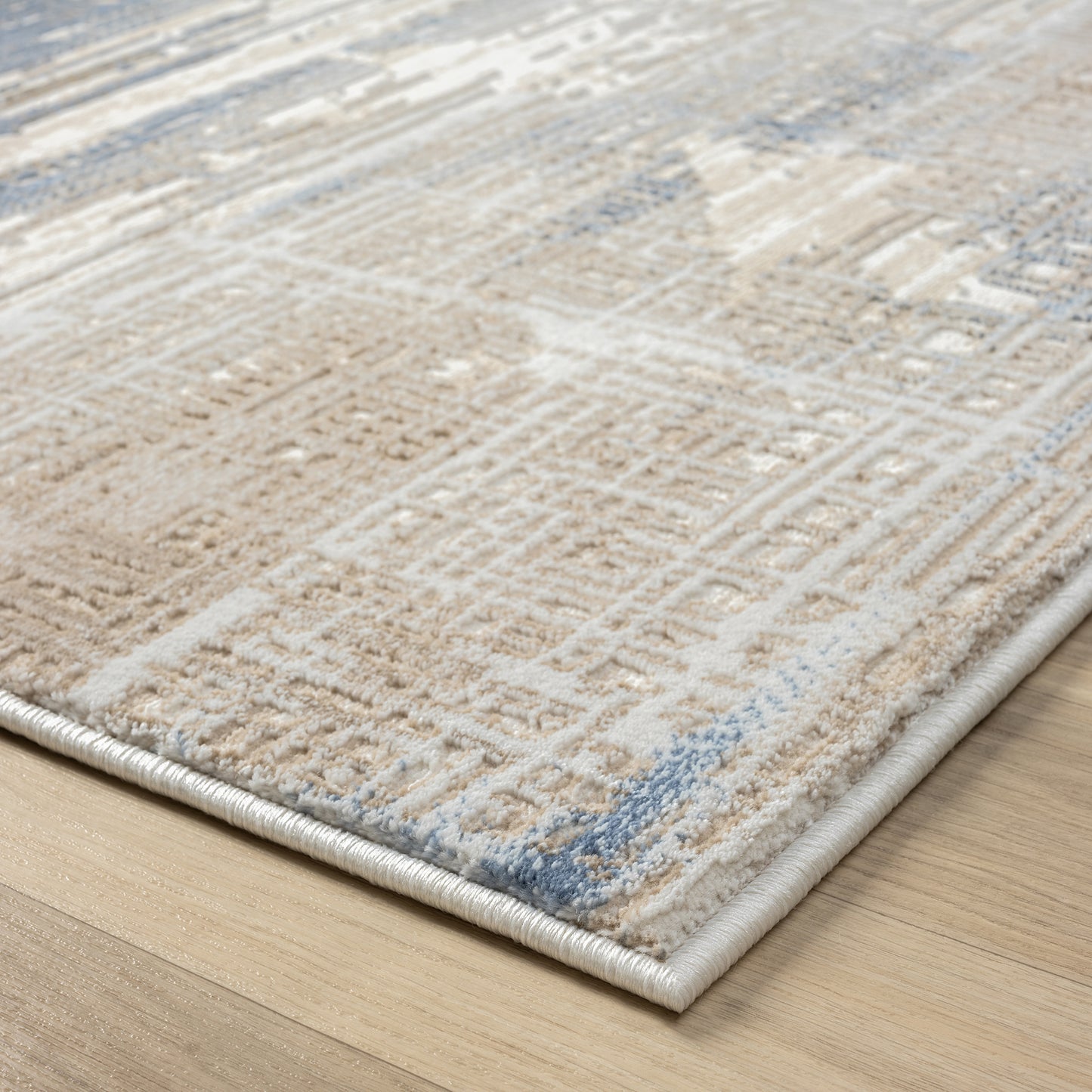 Grande Jacquard Rug - Stone - 200x290 - Home & Garden > Rugs > Floor Rugs