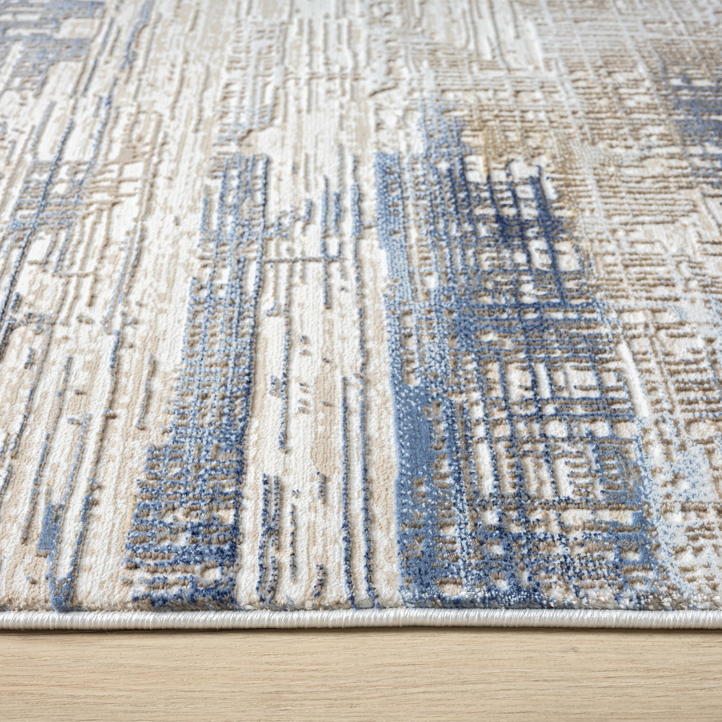 Grande Jacquard Rug - Stone - 200x290 - Home & Garden > Rugs > Floor Rugs