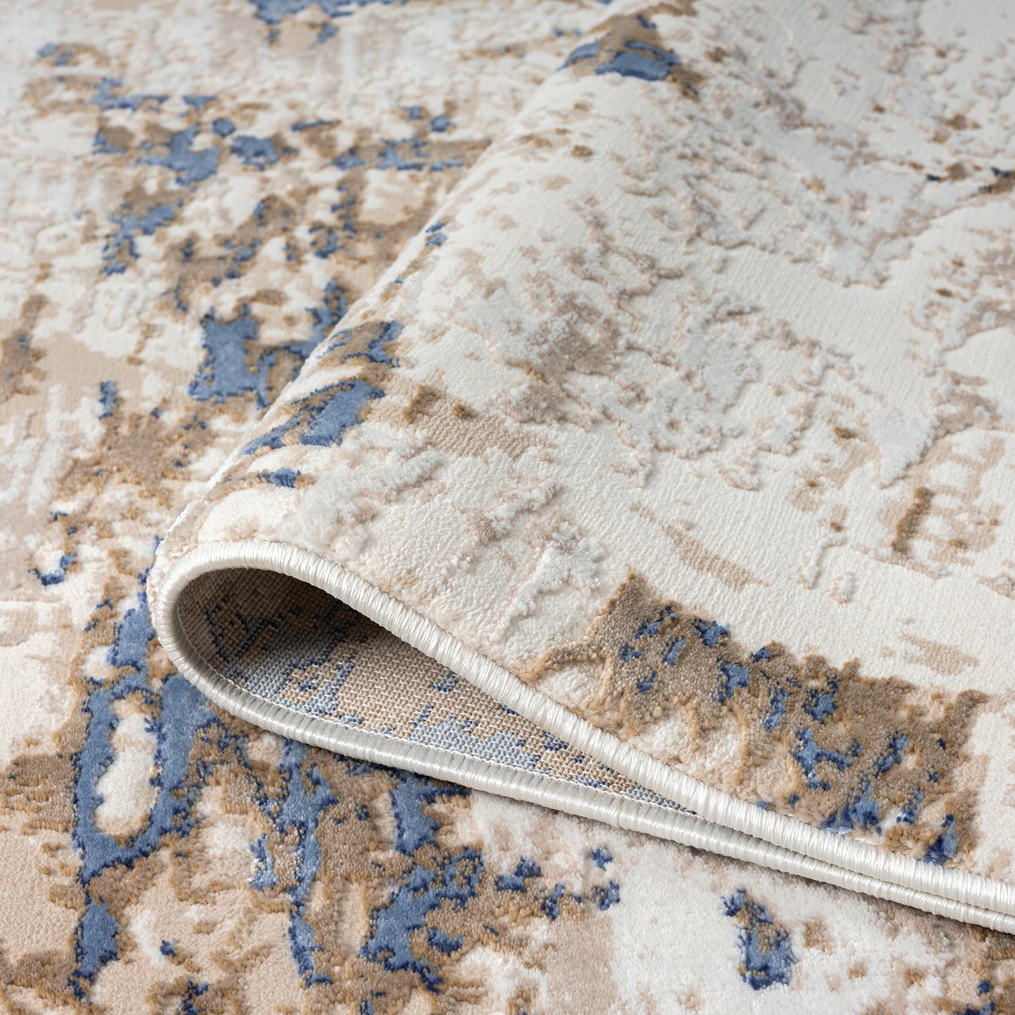 Grande Jacquard Rug - Arctic - 200x290 - Home & Garden > Rugs > Round Rugs